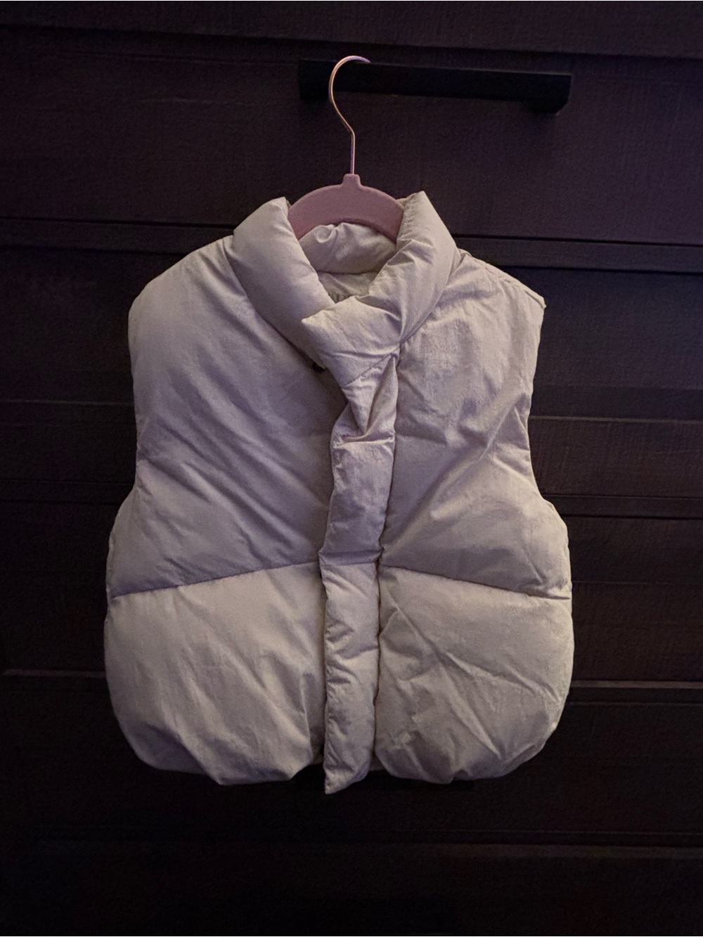 Zara Light Gray Quilted Kids Puffer Vest